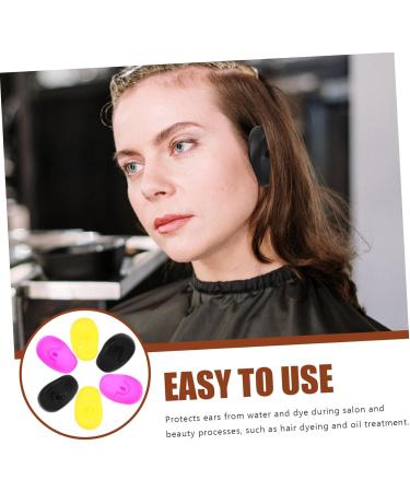 MERRYHAPY 3 Pairs Ear Covers for Heat Protection Ear Water Protection Hair Coloring Ear Covers Ear Covers for Shower Ear Covers for Hair Dryer Heat Ear Shower Caps Ear Covers for Salon - Buy Online on GoSupps.com
