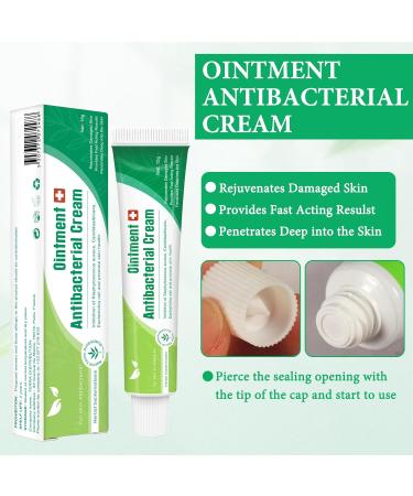 JCGJC Antibacterial , Antibiotic Cream for Skin Infection Soothing Ointment for Sensitive Skin and Disinfection, Antibacterial - 15g - Buy Online on GoSupps.com