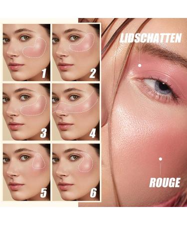  EONFAVE Blush pink matte light and breathable waterproof and sweatproof for eyes cheeks and lips natural appearance suitable for different skin types - Buy Online on GoSupps.com