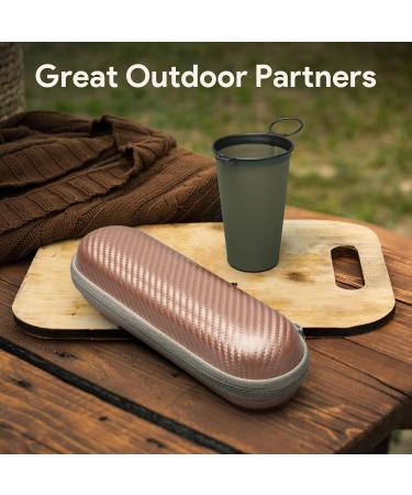 Travel Case for Electric Toothbrush - Philips Sonicare & Oral-B Pro | Portable Hard Shells Foldable & Leak-Proof Design | Ros gold Camping Cups & Dishes - Buy Online on GoSupps.com