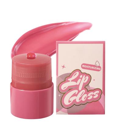 Moisturizing Jelly Lip Balm - Translucent Twist Lip Gloss | Non-Stick Long Lasting Nourishing Plumping Lip Gloss | Portable Hydrating Lip Gloss Lip Tint for Girls Women(03)