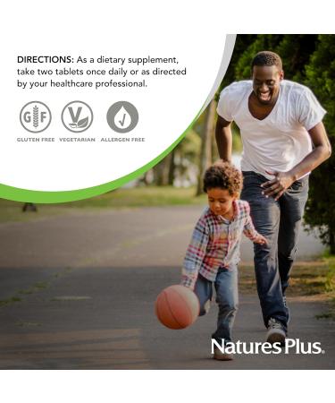 NaturesPlus Quercetin Plus with Vitamin C & Bromelain - 90 Vegetarian Tablets - Allergy Relief Supplement - Immune Antioxidant & Anti-Inflammatory Support - Gluten Free - 45 Servings - Buy Online on GoSupps.com