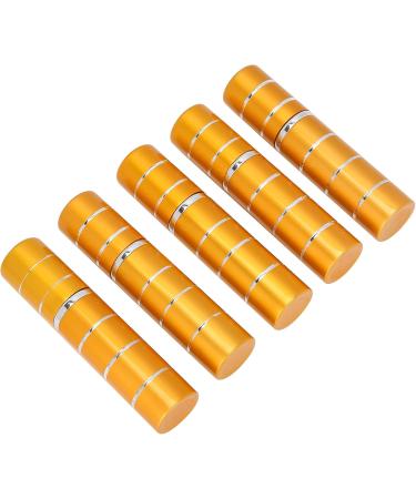 ZJchao 5Pcs Mini Perfume Spray Bottles 5ML Refillable Atomizers - Portable Gold Travel Size - Buy Online on GoSupps.com
