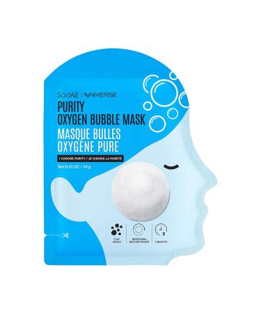 Soo AE Purity Oxygen Bubble Mask - 6 Count Deep Cleansing & Purifying Facial Mask for Radiant Skin - Buy Online on GoSupps.com