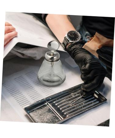 FRCOLOR Press Bottle Stainless Steel INOXLM Press Bottle alkbottle Nail Glass Manicure Bottle Press Dispenser Empty Bottle Storage Bottle Nail Detergent Stainless Steel - Buy Online on GoSupps.com