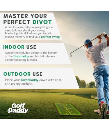 Golf Daddy DivotDaddy PRO Mat - Premium Golf Mat for Superior Divot Protection - Buy Online on GoSupps.com