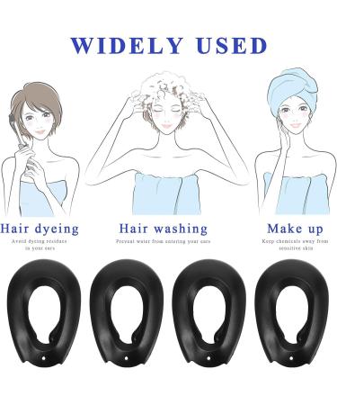 Lurrose 2 Pairs Hair Dye Earmuffs Hair Coloring Ear Covers Salon Ear Muffs Hairdressing Ear Caps Heat Protector for Ears Ear Guard Bathing Accessories Silica Gel Major Hairdressing Tool - Buy Online on GoSupps.com