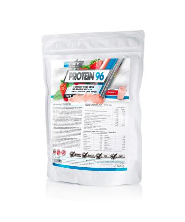 Frey Nutrition Protein 96 Strawberry Zip Bag 1 Pack (1 x 500 g)
