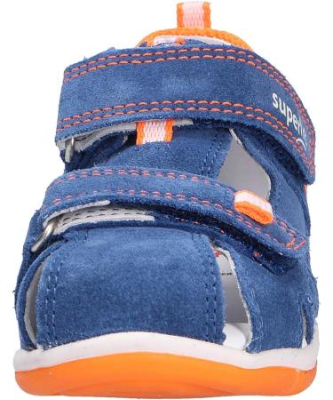 Superfit Baby Boys Freddy Sandals - 5.5 UK Child - Blue/Orange - Buy Online on GoSupps.com