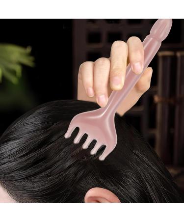 Beavorty 2pcs Wide Tooth Hair Comb Set - Scalp Massage Comb & Hand Massager for Lymphatic Health - Ideal for Relaxation and Hair Care - Buy Online on GoSupps.com