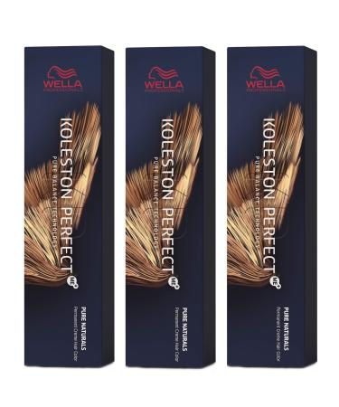 3x Wella Koleston Perfect ME+ 5/0 Light Brown 60 ml