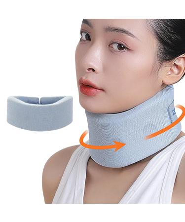 Pacienjo neck support - keeping track for the neck soft collar breathable nude correction for women older men students Large