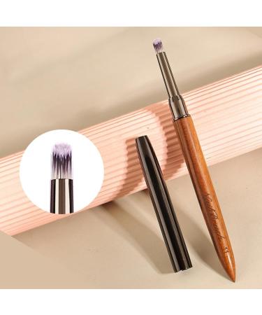 Nail Brushes For | Tool - Sandalwood Nail Polish Brush For Thin Details Fine Drawing Long Lines Home Use And Professional Nail Salon K - Buy Online on GoSupps.com