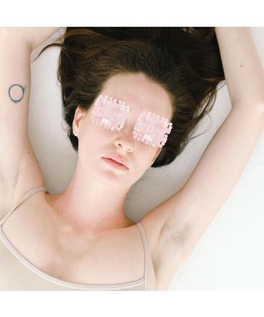 Buy Healvian Rose Quartz Eye Mask - Anti-Aging Cooling Blindfold & Jade Eye Patches for Hot/Cold Use - International Shipping Available - Buy Online on GoSupps.com
