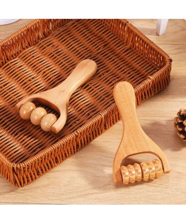 Buy Pieces Wooden Trigger Point Massage Roller - Body & Facial Gua Sha Tool for Neck & Face - International Shipping Available - Buy Online on GoSupps.com