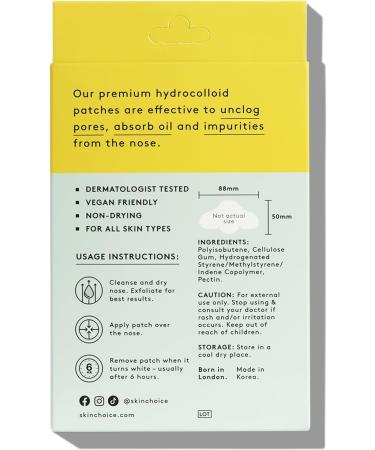 SKINCHOICE Pore Strips - Breakout Patch XL Hydrocolloid Nose Strips to Unclog and Shrink Pores Nose Patch Absorbs Oil Mighty Acne Pimple Spot Blackhead Remover Vegan (10 Count) 10 count (Pack of 1) - Buy Online on GoSupps.com