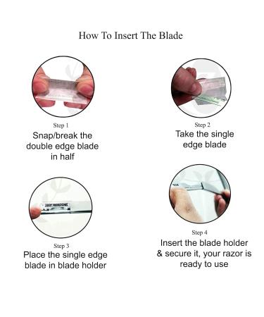 Krisp Beauty Classic Straight Edge Barber Razor - Professional Shavette for Close Shaving | Salon Quality Men's Beard Grooming with 10 Blades - Buy Online on GoSupps.com