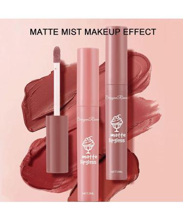 3 Pcs Nude Matte Lipstick Set Nude Lipstick Velvet Air Moisture Smooth Crayon Lip Stain Long Lasting Lipstick 24 Hour Waterproof Nourishing Lipstick with a Matte Finish  Lip Gloss Lipstick for Women (Set C) SET-C - Buy Online on GoSupps.com