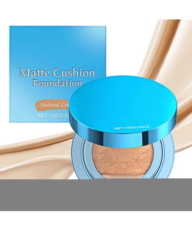 Coussion makeup correction pad with matte finish and high coverage correction cream for girlfriend wife daughter sister and friend Natural