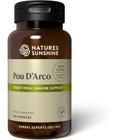 Nature's Sunshine Pau D’ Arco - 100 Capsules - Buy Online on GoSupps.com