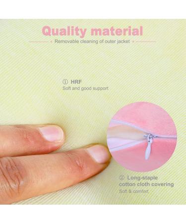 Eyelash Extension Neck Pillow with Cover - Beauty Salon Grafting Curve Pillow for Sleeping Support - Pink (20x8x4.7in) - Buy Online on GoSupps.com