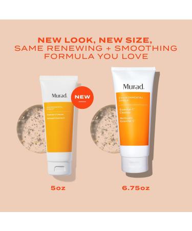 Murad Essential-C Facial Cleanser - Foaming Gel Face Wash- Vitamin C & Antioxidant Rich Treatment Backed by Science 5 Fl Oz (Pack of 1) - Buy Online on GoSupps.com