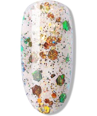 Bluesky Gel Nail Polish 10ml Golden Glow - SPZ12 Gold Gel Nail Polish for 21 Day Manicure Professional Salon & Home Use Requires Curing Under LED UV Nail Lamp - Buy Online on GoSupps.com