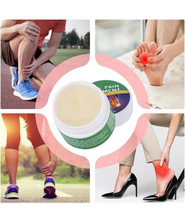 Heel Pain Ointment Foot Repair Cream Heel Discomfort Ointment Non-Greasy Soothing and Relaxing Formula 23g for Home Injuries - Buy Online on GoSupps.com