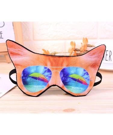 5 Pack Cute Animal Sleep Eye Masks - Soft Plush Blindfolds for Kids, Girls, Men, Women - Perfect for Travel, Nap, and Night Sleeping - Buy Online on GoSupps.com