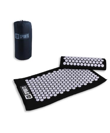 Calma Dragon Acupressureatta and pillow battery compound for neck back shoulder and muscles.Acupressure scores help improve blood circulation to relieve pain and symptoms