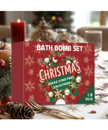 Holiday Sparkling Bath Set - 12 Piece Christmas Countdown Collection for Relaxing Spa Moments | Moisturizing Formula with Natural Oils and Festive Packaging for - Buy Online on GoSupps.com