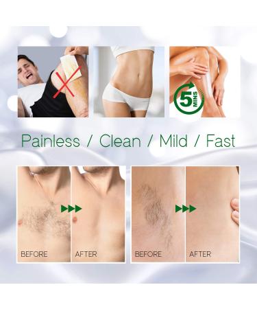 REJOPES Hair Removal Cream 110g - Painless & Gentle Depilatory Cream for Women and Men - Buy Online on GoSupps.com