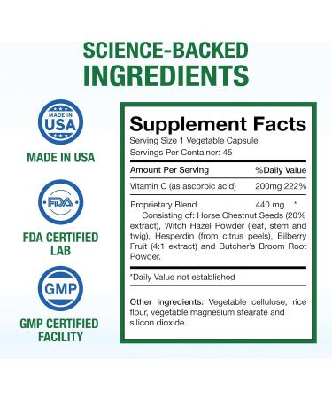 Buy HemRid Plus Advanced Herbal Comfort Formula - 90 Veggie Capsules with Horse Chestnut & Witch Hazel | Enhanced Comfort & Wellness - Made in USA - Buy Online on GoSupps.com