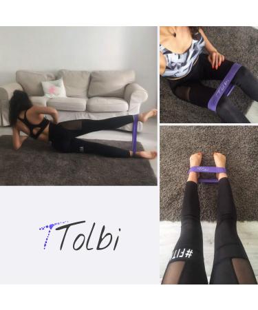 Dance Stretch Bands for Flexibility | Ballet and Gymnastics Equipment | Dancer Gifts - Regular Purple - Buy Online on GoSupps.com