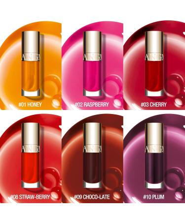 LANGMANNI Hydrating Lip Glow Oil - Moisturizing & Nourishing Transparent Gloss for Dry Lips (#10 Plum) - Buy Online on GoSupps.com