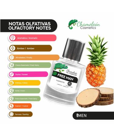 Chameleon-Free Man-oil based essence- inspired en bond 9-men-1.7 Oz 50 ml - Buy Online on GoSupps.com