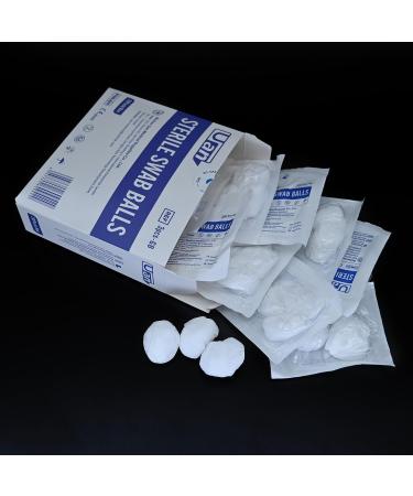 Buy Sterile Gauze Balls Cotton Swabs 3-Pack Premium Gauze Sponge for First Aid & Medical Use - Buy Online on GoSupps.com