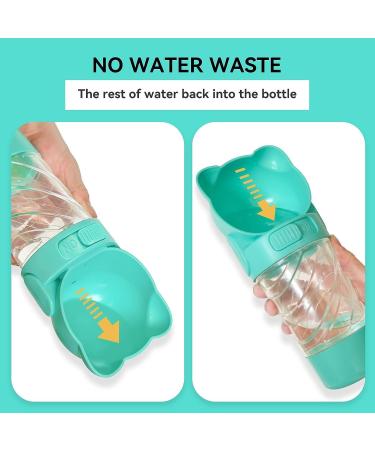 PetSoign 3-in-1 Travel Pet Water Bottle Food Container & Waste Bag Holder - Perfect for On-the-Go Pet Owners - Buy Online on GoSupps.com