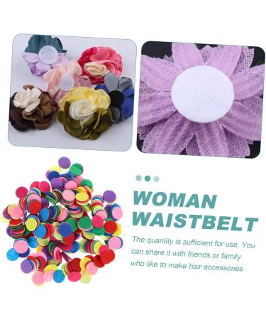 PLAFOPE 1000pcs Non-woven Gasket Hair Barrettes Tiara Diy Handmade Headdress Material Craft Supplies Manual - Buy Online on GoSupps.com