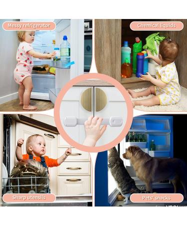 Child Safety Cupboard Locks - 6 Pcs Baby Proofing Kit for Kitchen Cupboards, Fridge & Drawers - Buy Online on GoSupps.com