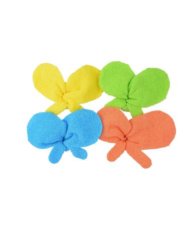 8PCS Exfoliating Bath Gloves Set for Men and Women - Shower Mitts for Soft, Healthy Skin - Wholesale Lot by AOLANS - Buy Online on GoSupps.com