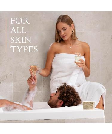 Gilchrist & Soames Guild + Pepper Exfoliating Bath Bar 6oz - Natural Black Pepper & Aloe Hand & Body Cleanser Warm Oak Scent - International Shipping Available - Buy Online on GoSupps.com