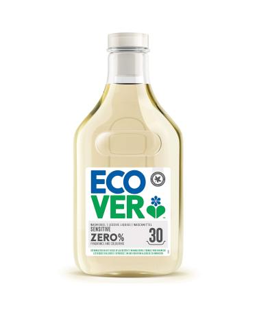 Ecover zero liquid detergent (1.5 l/30 wash loads) ecover detergent with plant -based ingredients sensitive detergent for allergy sufferers and sensitive skin 30 wash loads 1.5 l (1 Pack) - Buy Online on GoSupps.com