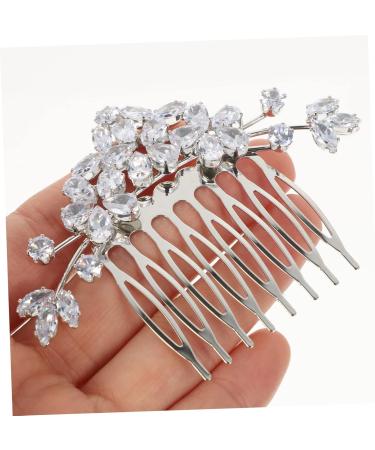 Didiseaon Bangs Comb Crystal Headband Pearl Wedding Hairpieces Bridal Hair Clip Hair Jewels for Women Hair Pearls Tiara Hair Accessories Rhinestones Aluminum Alloy Bride Hair Comb - Buy Online on GoSupps.com