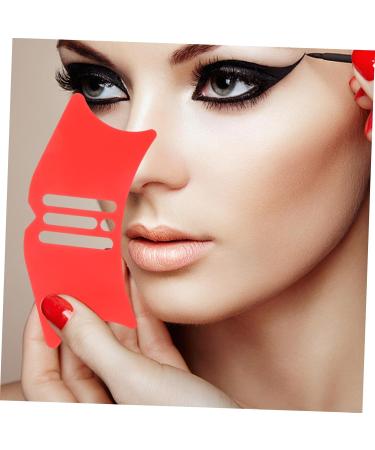 MAGICLULU Eyeliner Make up Mascara Applicator Guard Make up Tools for Eyes Silicone Eye Make up Tools Eyeliner Applicator Tool Eyeliner Guard Makeup Tools Make up Aid Tools 10.3x3.8cm Red - Buy Online on GoSupps.com