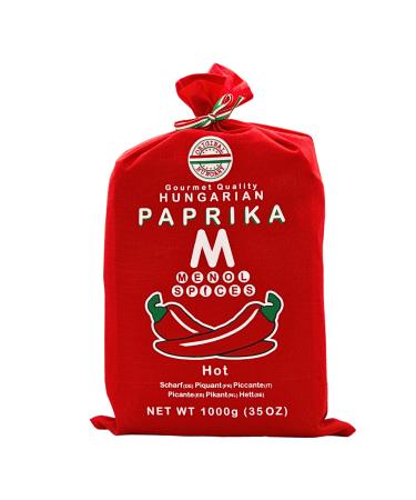 Menol Spices Paprika Hongrois Qualit Premium Origine : Szeged Hongrie (Piquant 1000g)