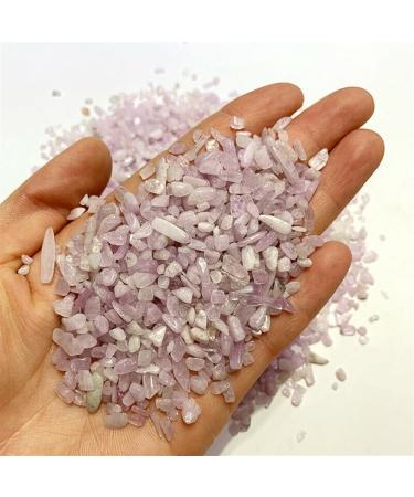 Stone Crafts 50g Natural 3-5mm Pink Morganite Crystal Tumbled Stone Reiki Crystal Natural Stone Crystal Natural Luster