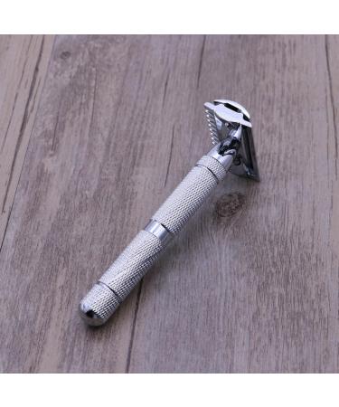 Healvian Double Safety Razor | Stainless Steel Shaving Razor for Men | Double Edge Manual Razor for Daily Use - Premium Shaving Gear - Buy Online on GoSupps.com