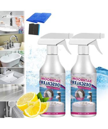 Luckydogss Powerful Stubborn Stains Cleaner Luckydogss Bathroom Foaming Cleaner Stubborn Stains Cleaner Bathroom Descaler Cleaner 60ml Bathroom Foam Cleaner Spray(02)