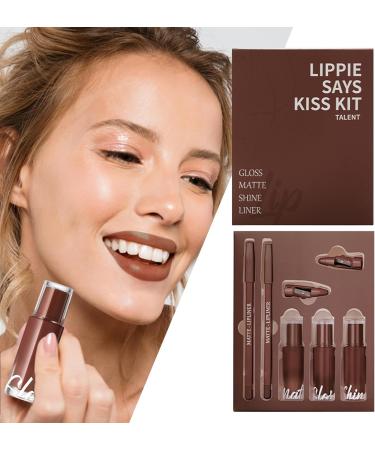 Lip Makeup Set Long-Lasting Lip Tint | Lip Tint | For Shopping Travel Business Trip Stage Date Gathering Vacation Girl - Buy Online on GoSupps.com